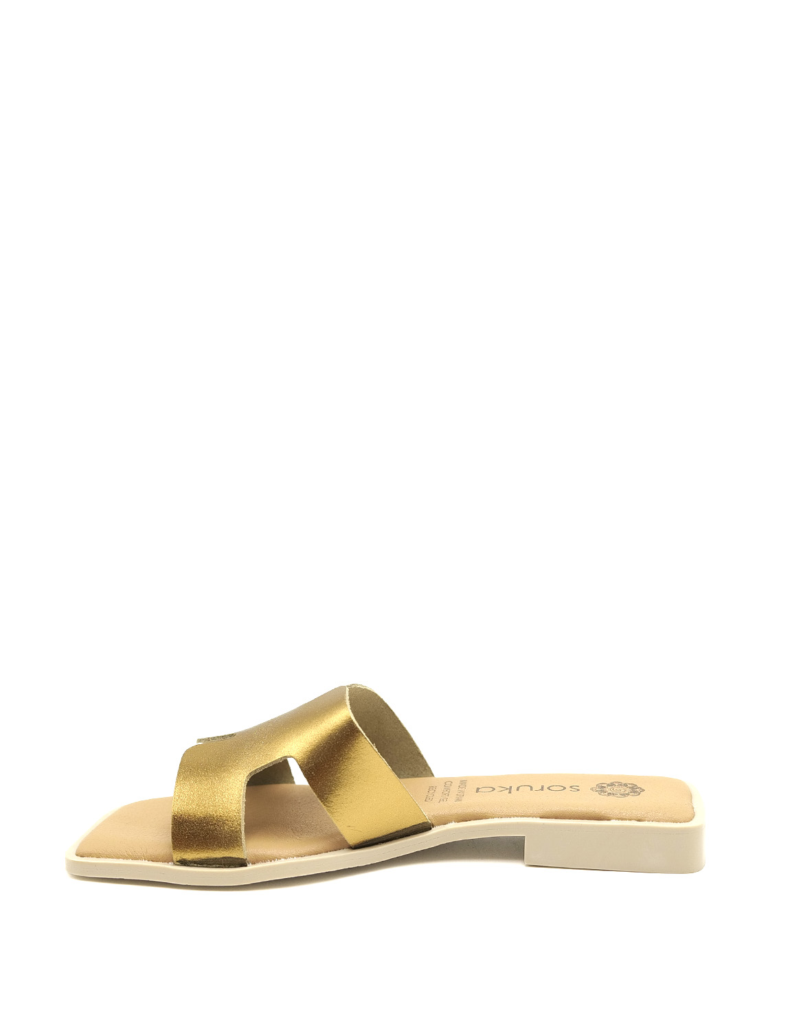soruka-daphne-sandalen-metallic-flach-gel-sohle image 3