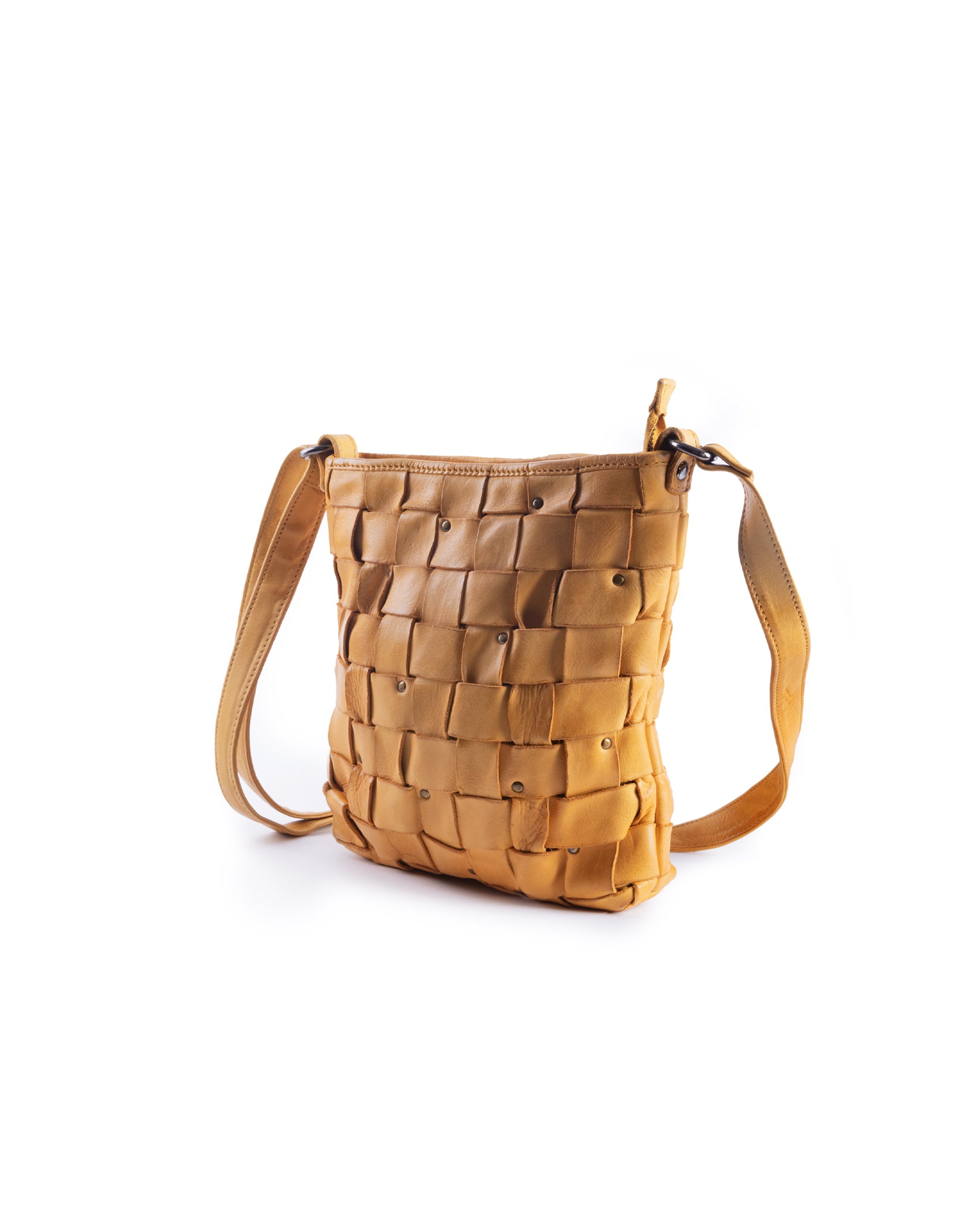 harolds-galore-braid-shopper-upend-schultertasche-gelb-leder image 3