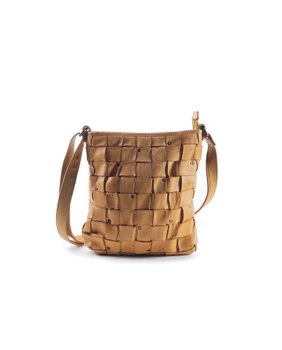 harolds-galore-braid-shopper-upend-schultertasche-gelb-leder image 1