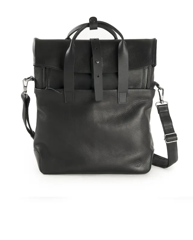 harolds-mount-ivy-backpack-messengerbag-large-rucksack-schwarz-leder image 1