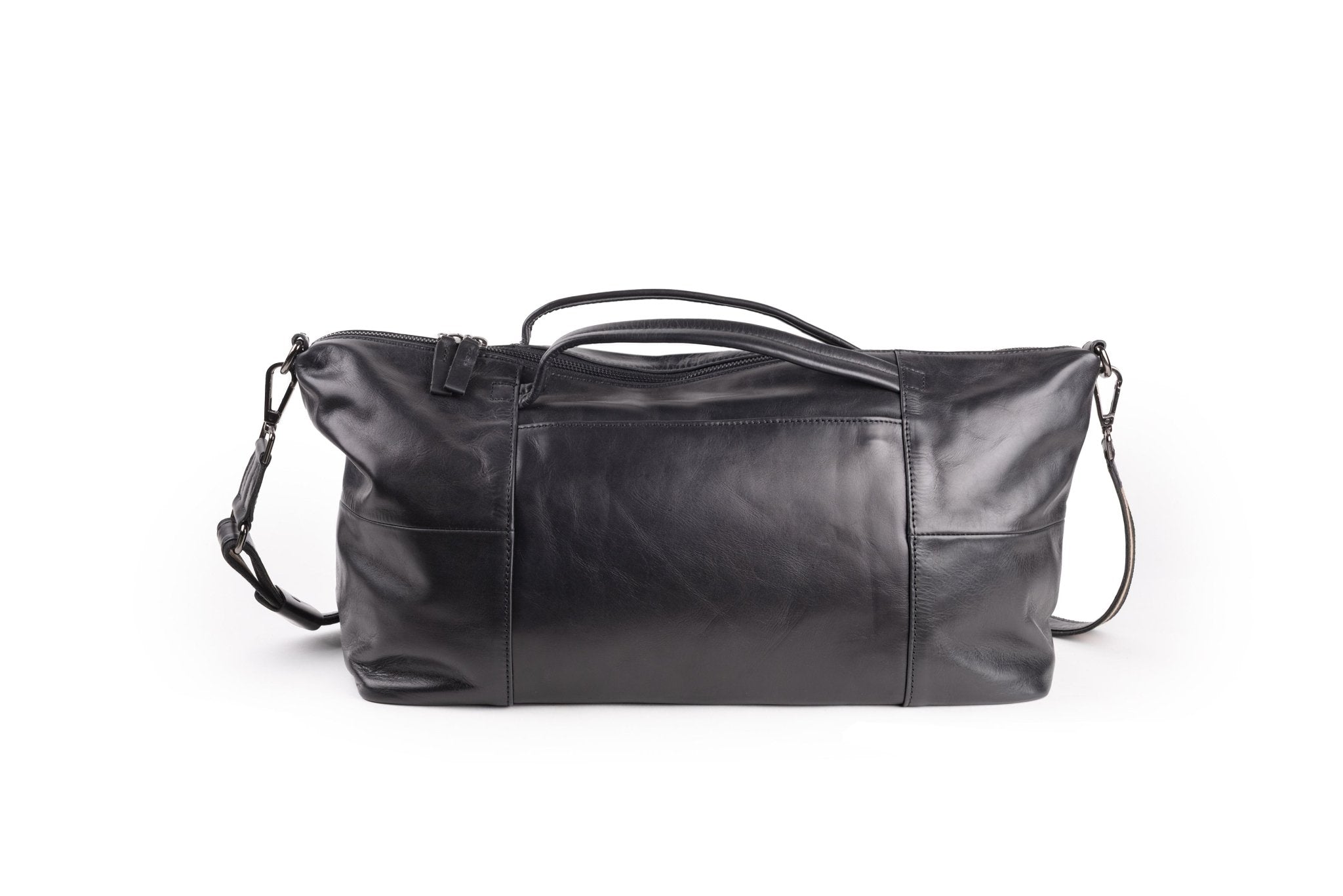 harolds-caugio-oneday-bag-s-reisetasche-schwarz-rindleder image 1