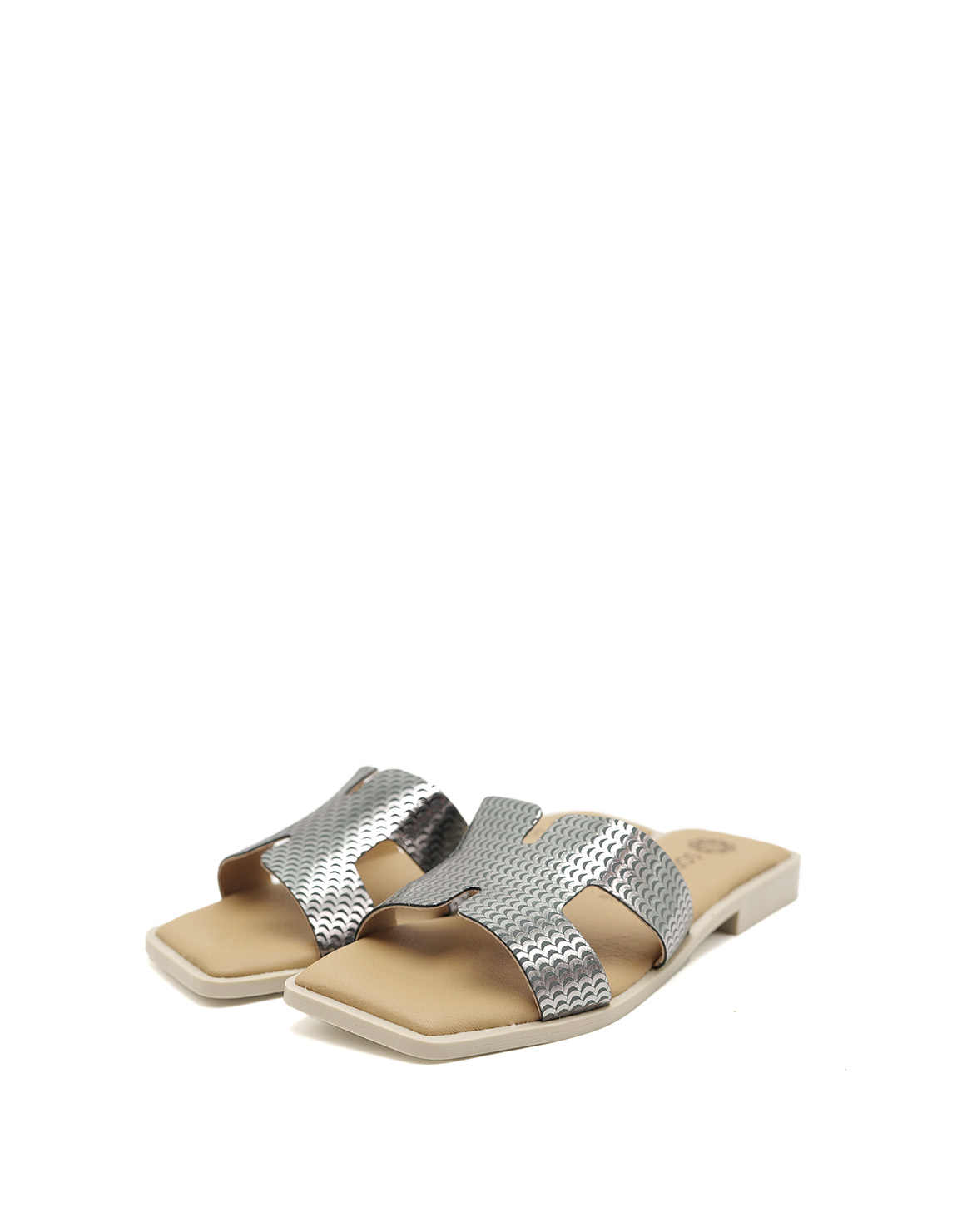 soruka-daphne-sandalen-damen-metallic-flach-leder image 1
