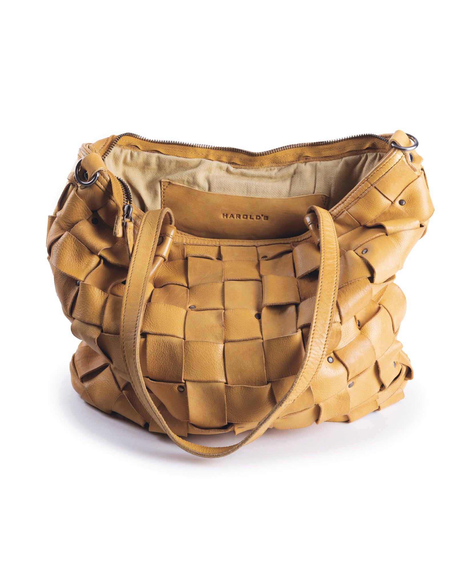 harolds-galore-braid-totebag-shopper-gelb-geflecht image 3