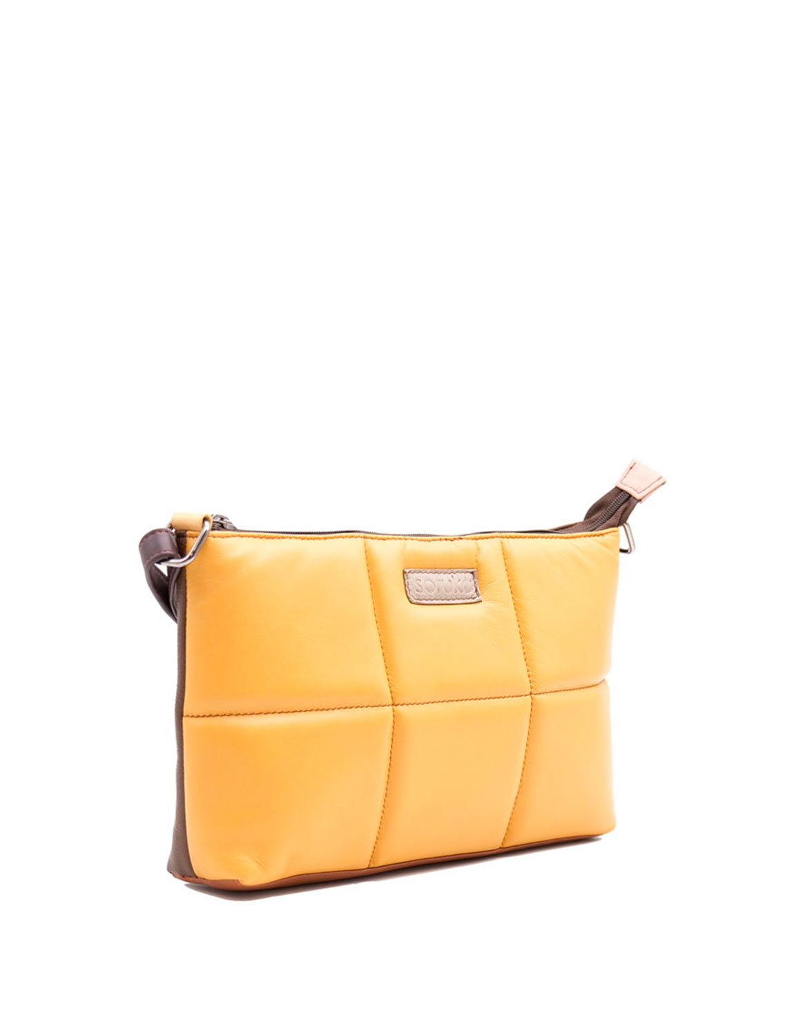 soruka-quilted-crossbody-umh-ngetasche-gelb-leder-30cm image 2