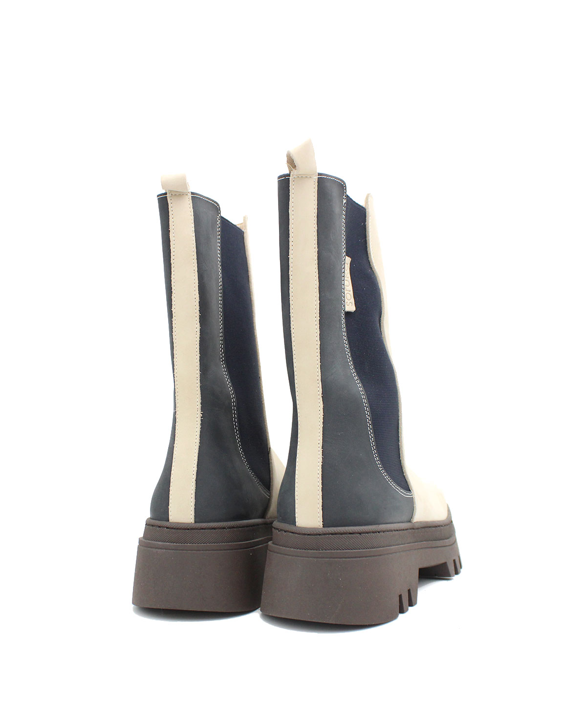 soruka-juno-plateaustiefel-blau-weiss-leder-chelsea-boots image 4