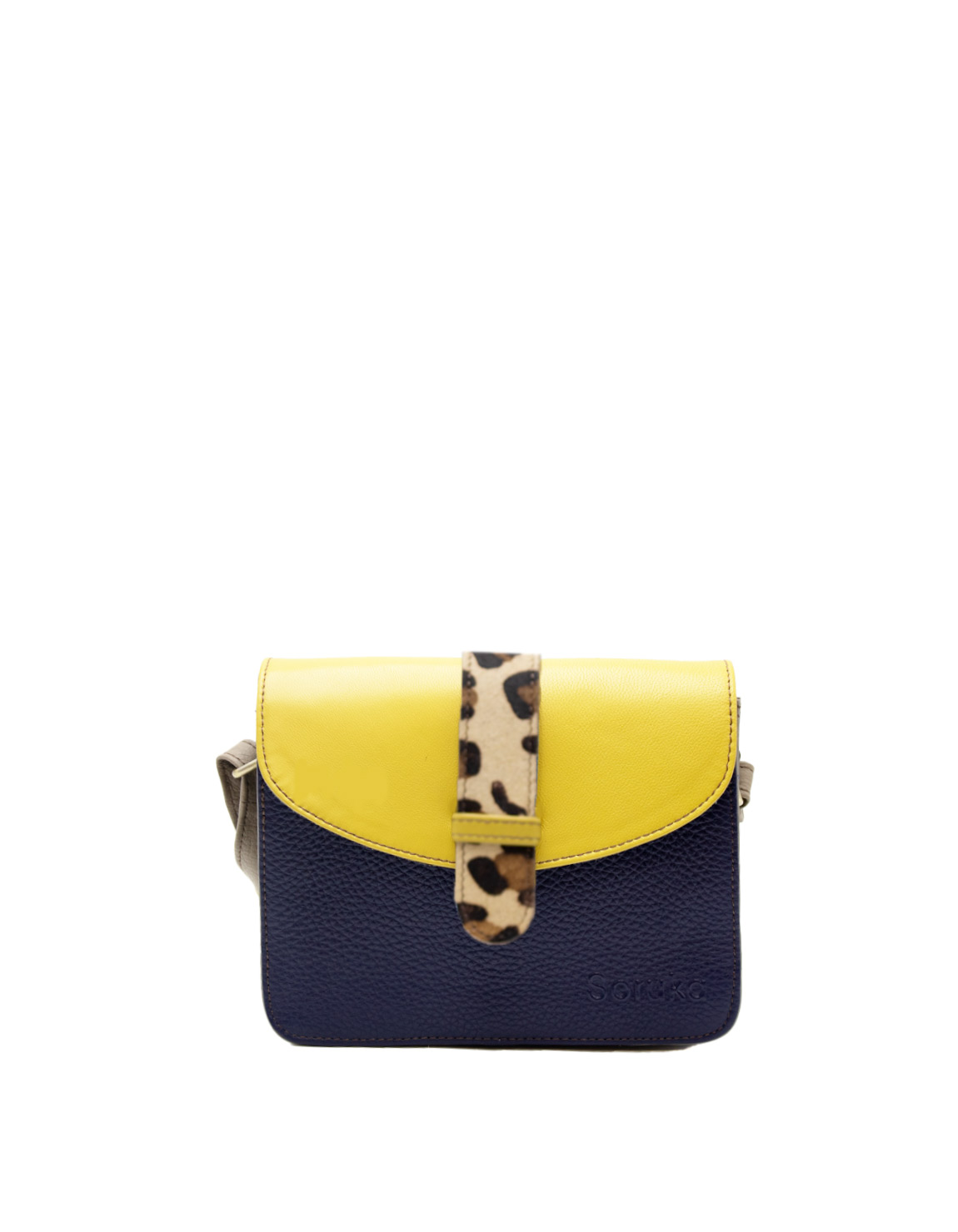 soruka-burano-mini-bag-umh-ngetasche-gelb-blau-recycling-leder image 1