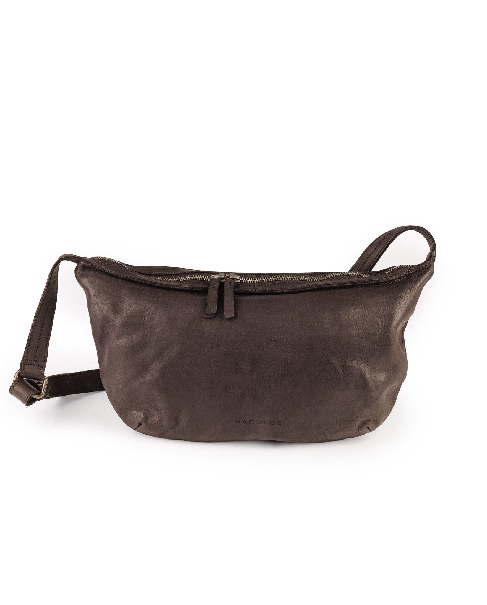 harolds-submarine-pouch-s-leder-clutch-schwarz-mit-reissverschluss image 4