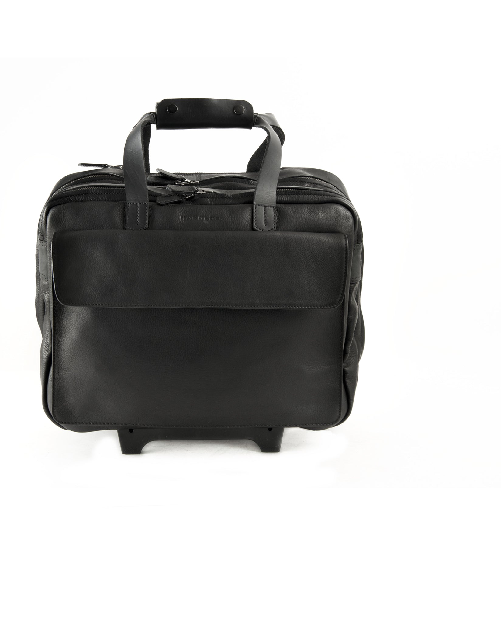 harolds-ivy-lane-notebook-businesstrolley-leder-schwarz-trolley image 1