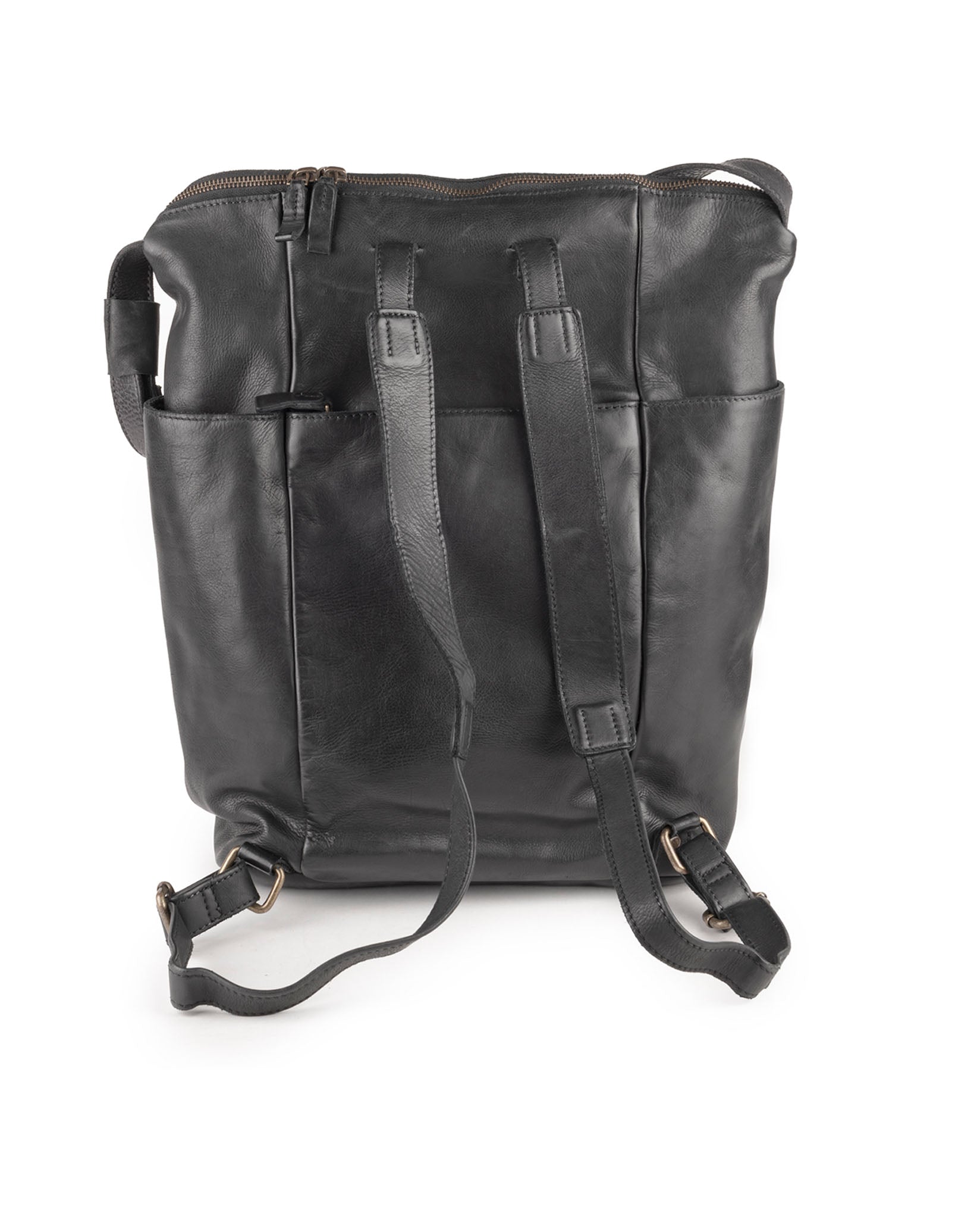 harolds-submarine-shoulder-backpack-rucksack-schwarz-leder image 2
