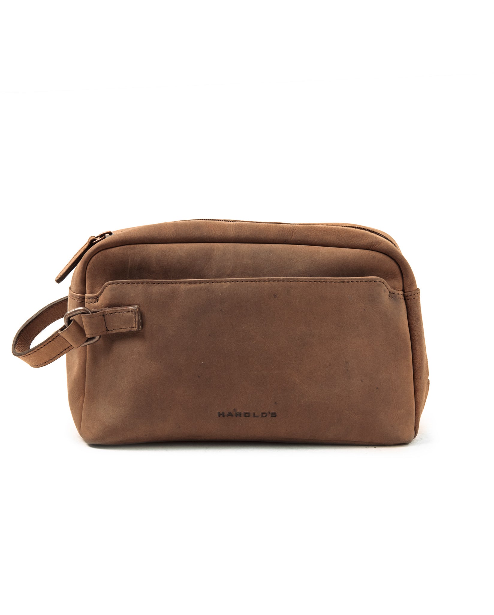 harolds-antic-toiletbag-kulturtasche-natur-rindleder image 2