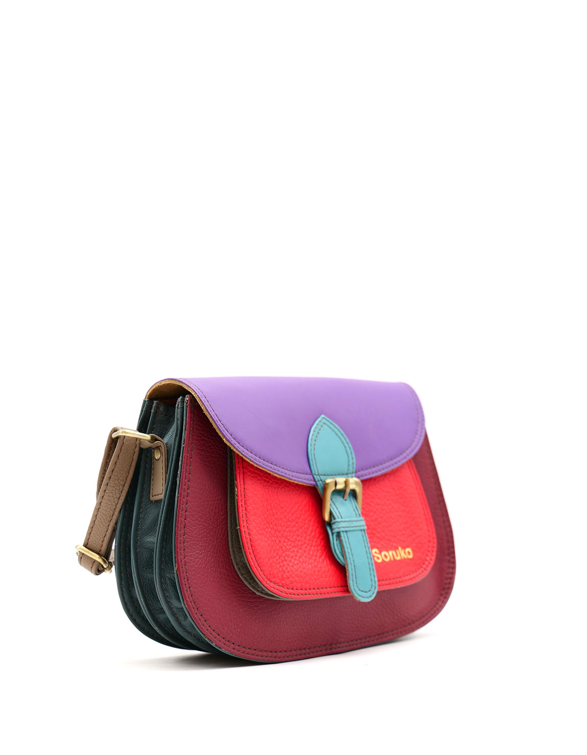soruka-brescia-umh-ngetasche-leder-rot-bunt image 2