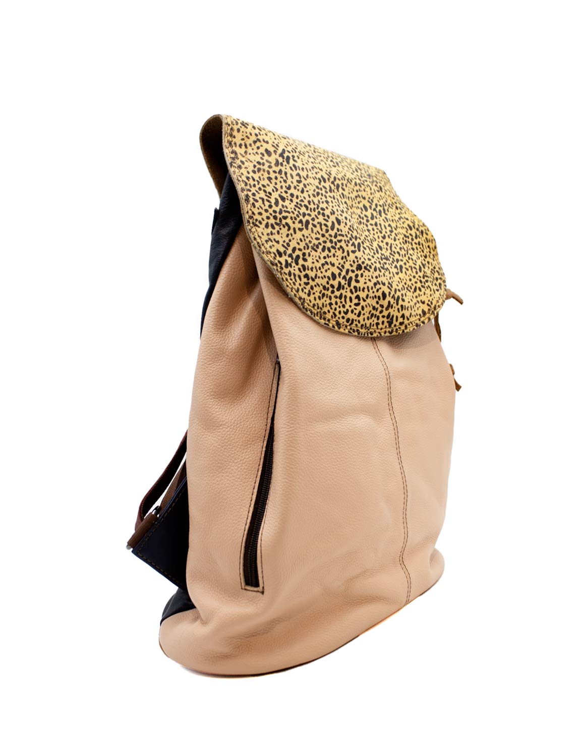 soruka-pisa-rucksack-leder-rosa-animal-print image 2