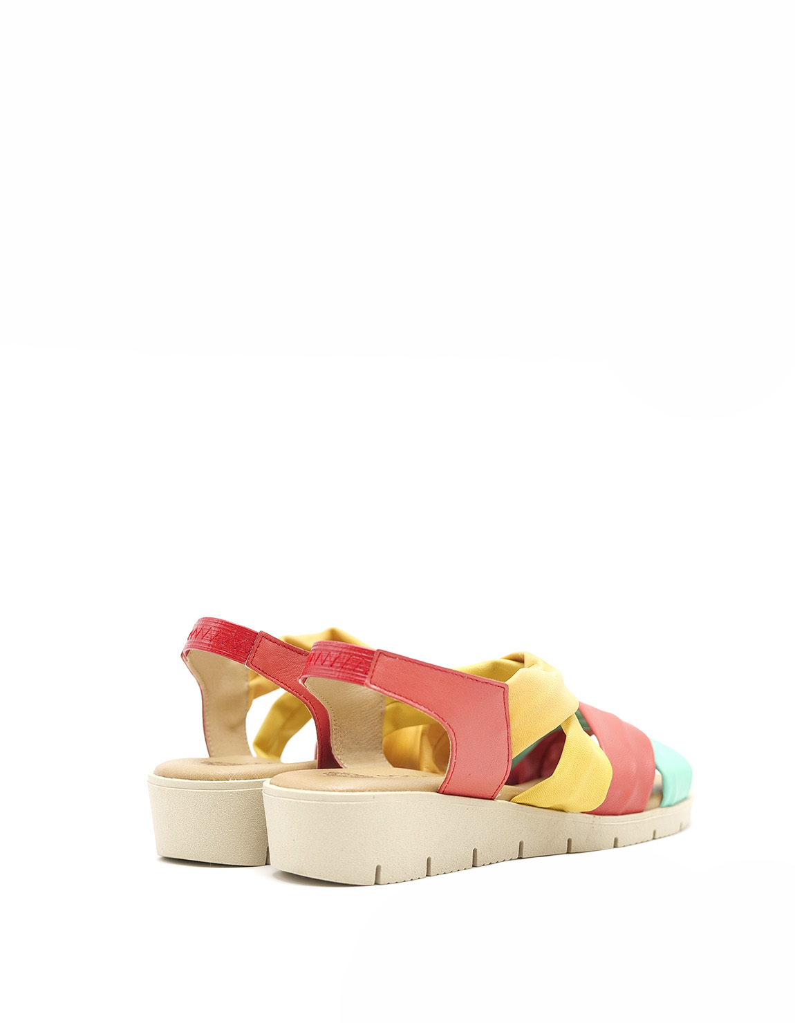 soruka-aura-sandalen-leder-bunt-orange-gr-n-gel-sohle image 3