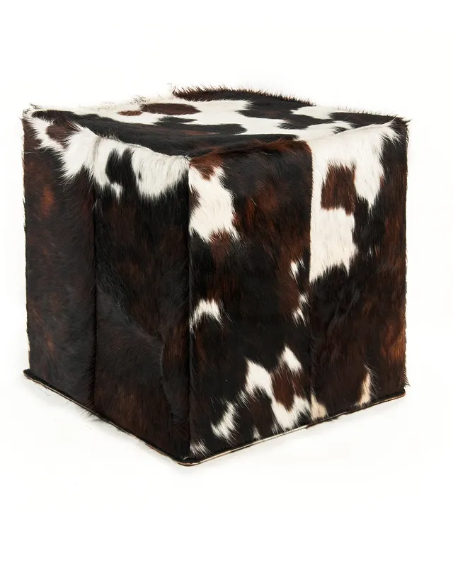 harolds-cube-skin-sitzw-rfel-schwarz-weiss-kuhfell-40-cm image 1