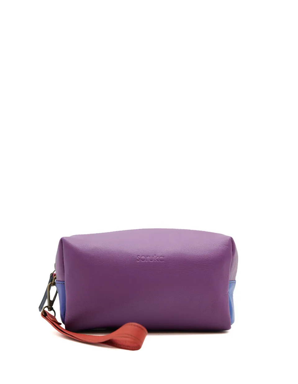 soruka-lima-kosmetiktasche-lila-blau-leder-17-cm image 1