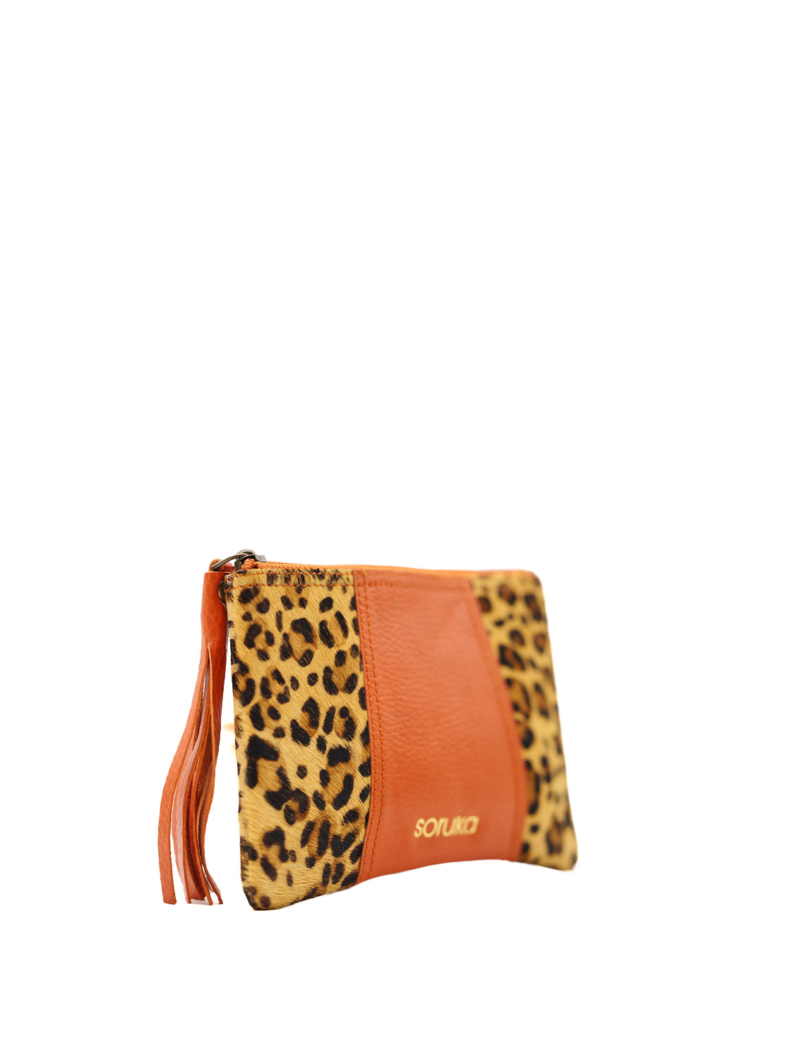 soruka-carly-kosmetiktasche-leder-animal-print-orange image 2