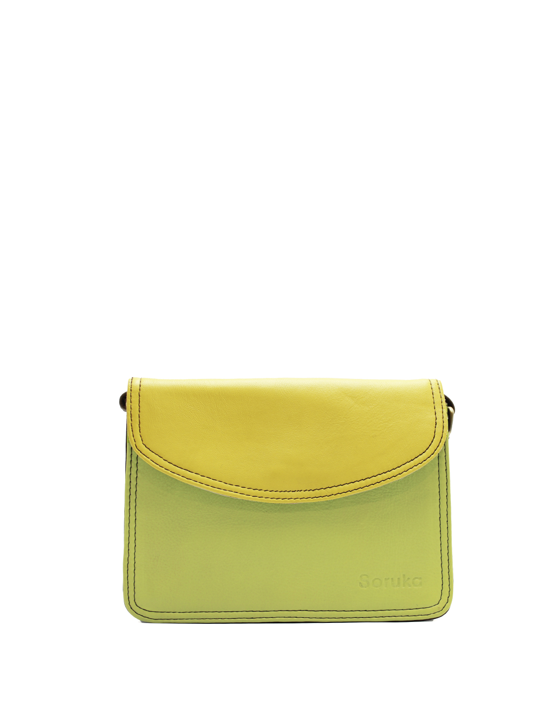 soruka-goa-mini-bag-umh-ngetasche-gr-n-gelb-leder image 1