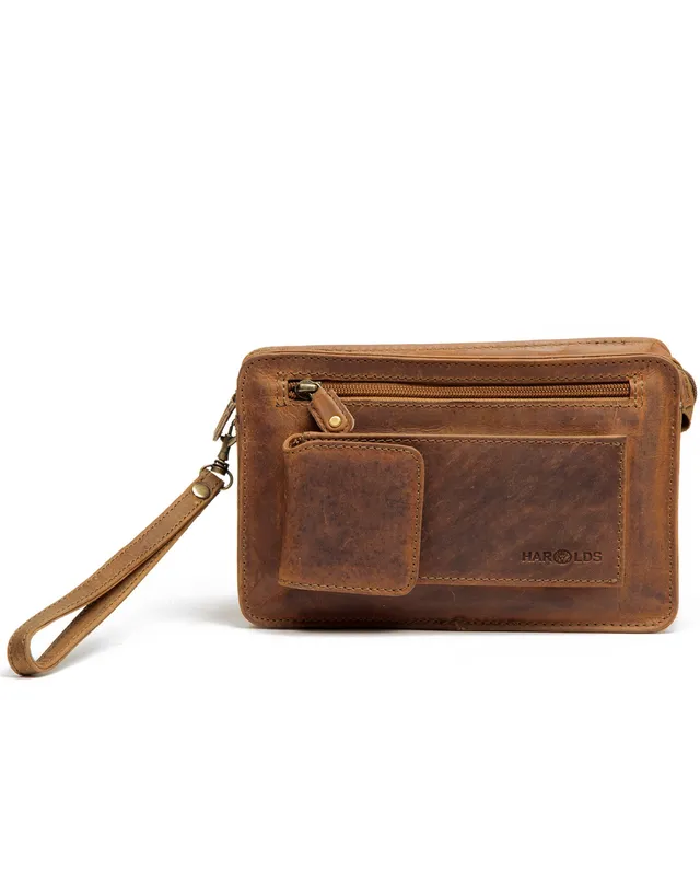 harolds-antic-handgelenktasche-handtasche-natur-rindleder image 1