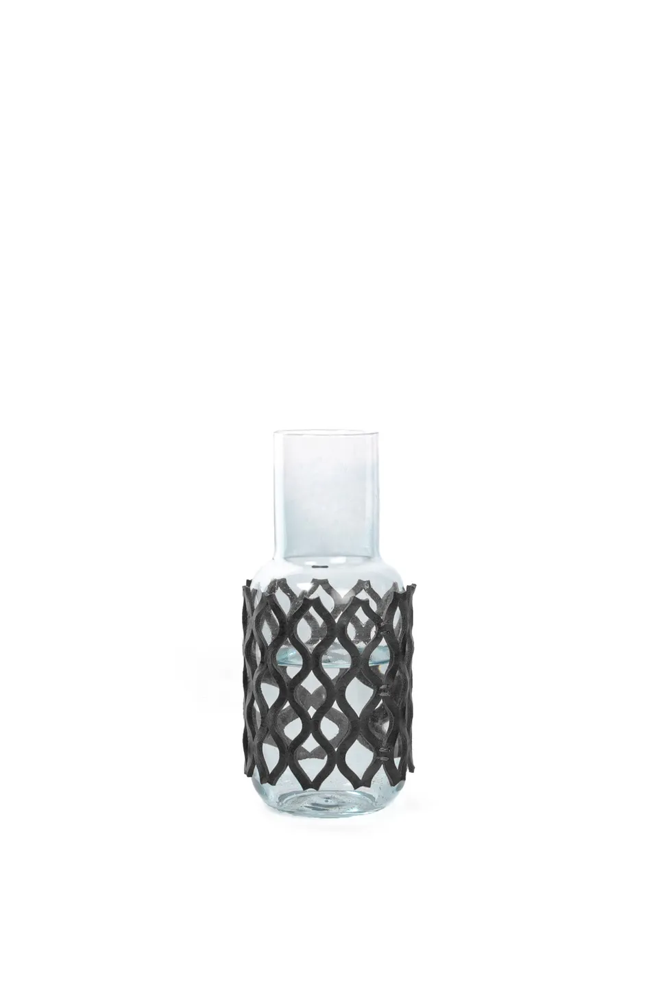 harolds-leather-grid-m-2er-set-untersetzer-schwarz-sattlerleder image 1