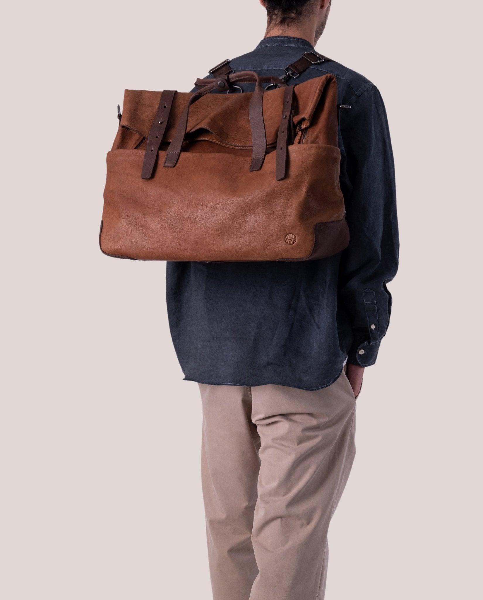 harolds-mount-ivy-weekender-reisetasche-cognac-vollrindleder image 3