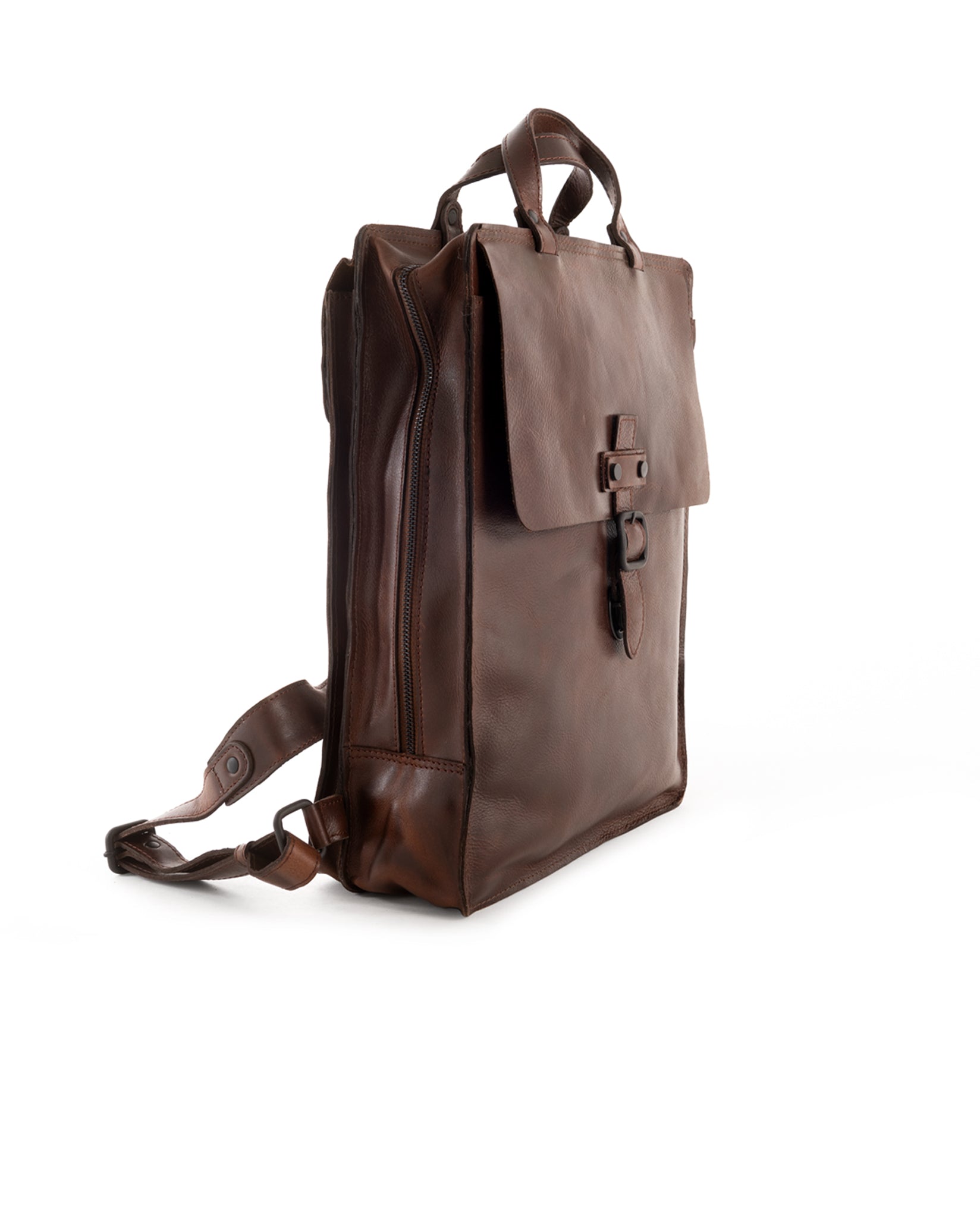 harolds-aberdeen-backpack-xl-rucksack-schwarz-lederrucksack image 3