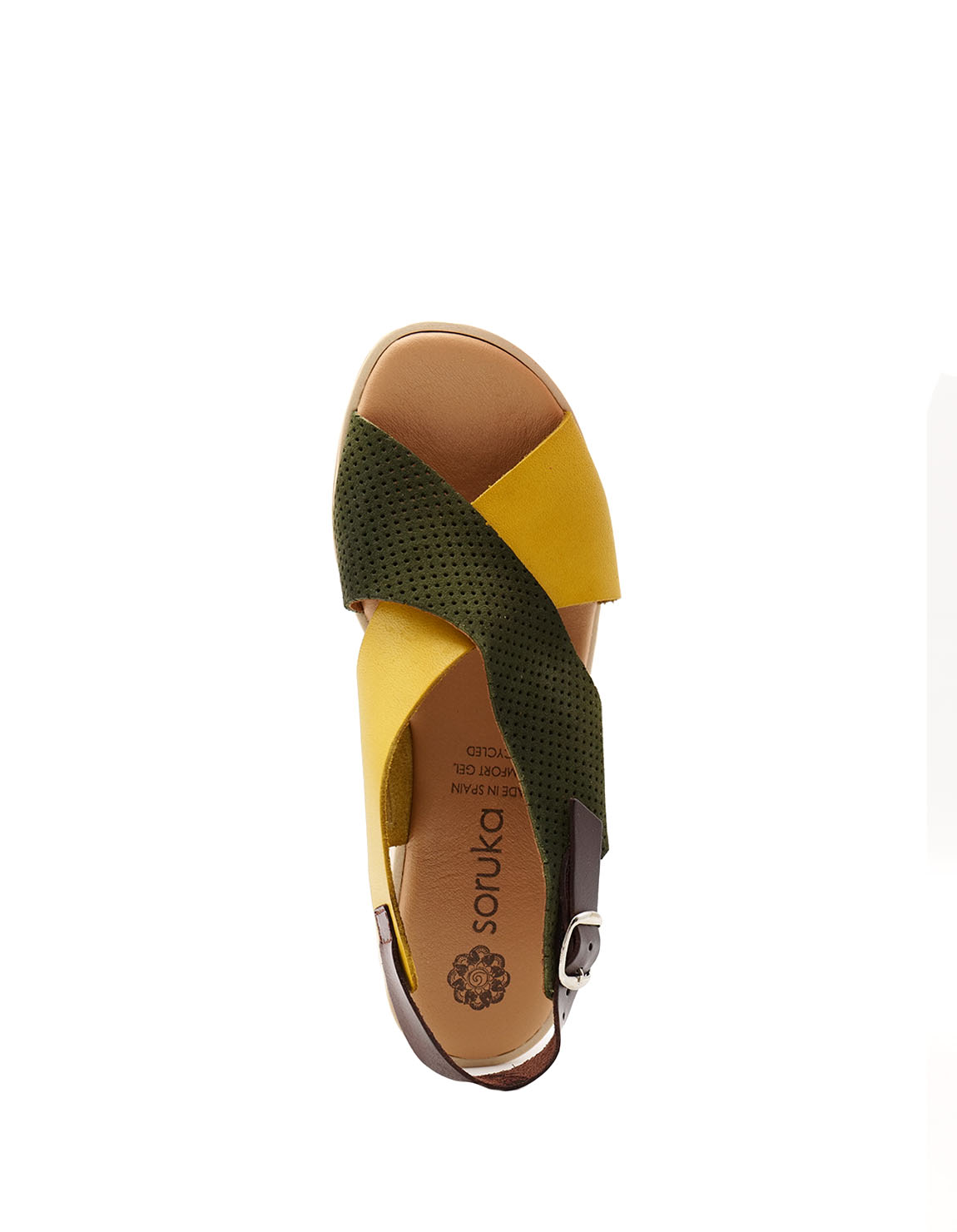 soruka-aphrodite-sandalen-damen-leder-gr-n-gelb-gelsohle image 3