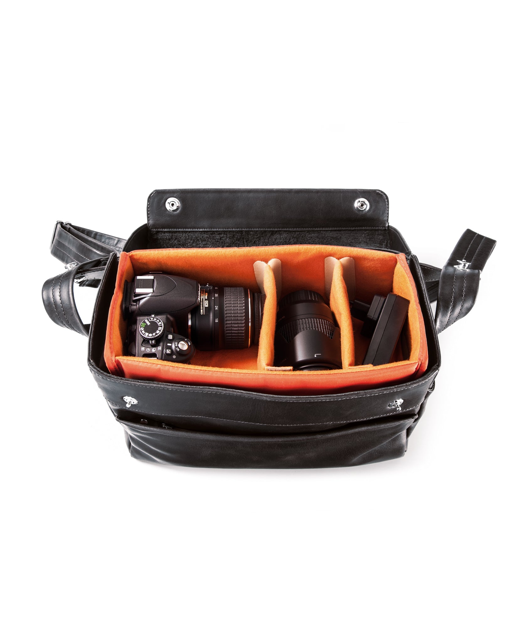 harolds-tank-camerabag-medium-kameratasche-schwarz-leder image 6