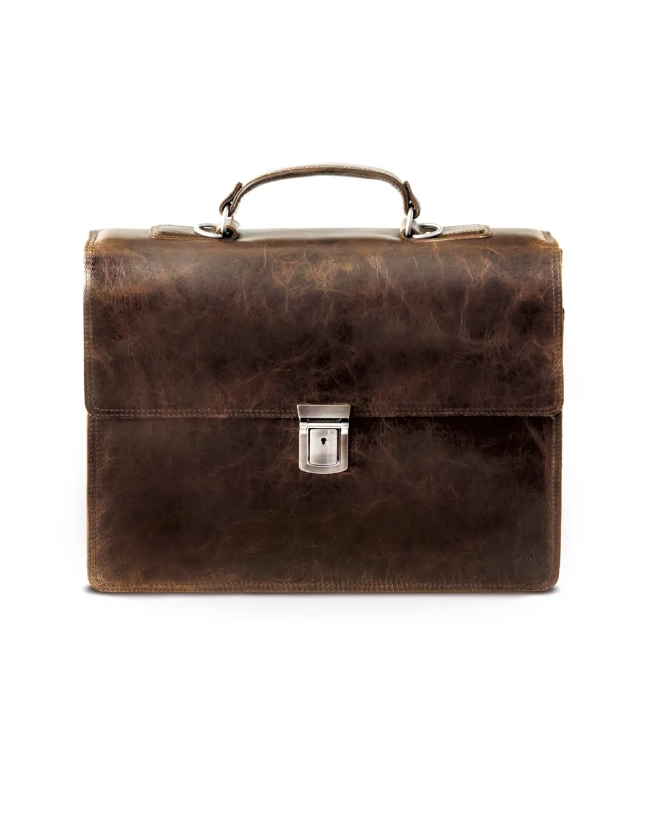 harolds-antic-aktentasche-braun-leder-business-herren image 1