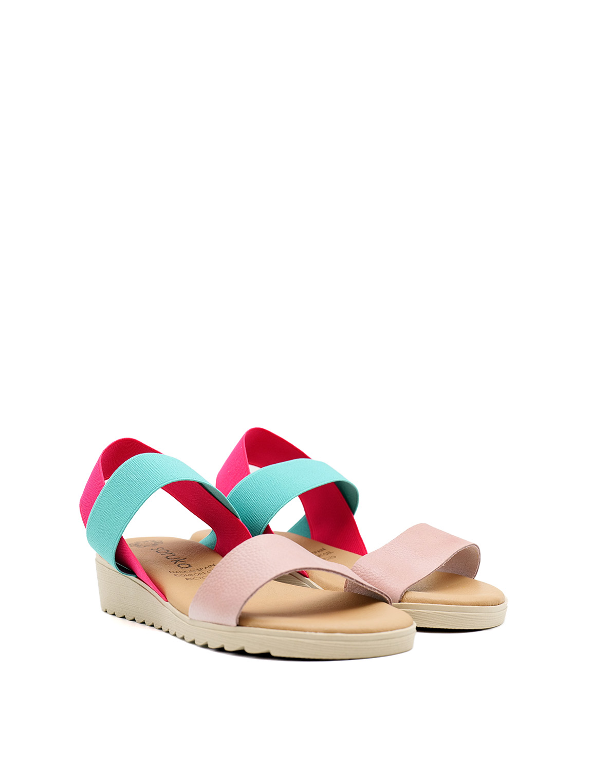 soruka-venus-sandalen-damensandalen-pink-t-rkis-leder image 2