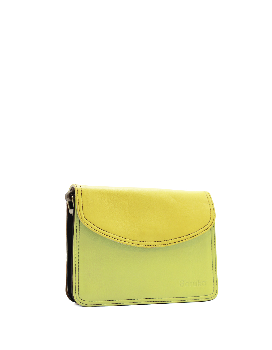 soruka-goa-mini-bag-umh-ngetasche-gr-n-gelb-leder image 2