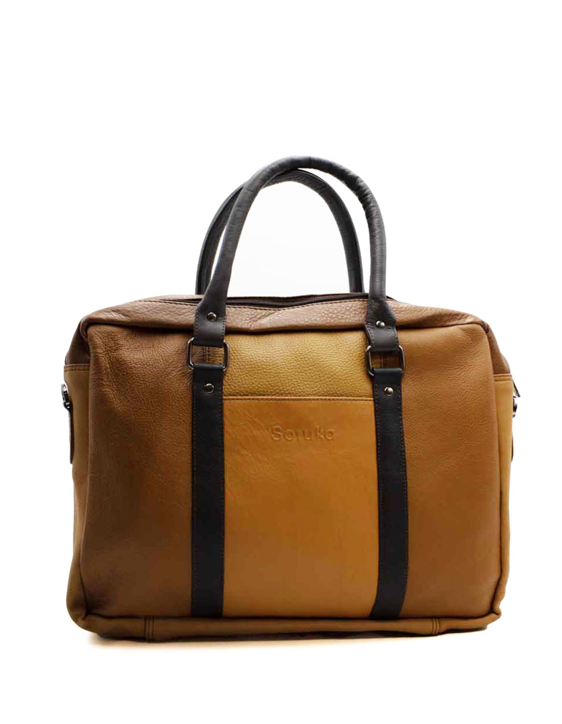 soruka-laptop-bags-edinburgh-laptoptasche-braun-leder image 1
