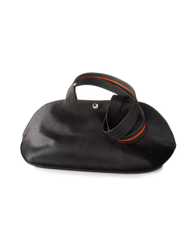 harolds-cubicbag-bowling-bag-medium-schwarz-leder image 1