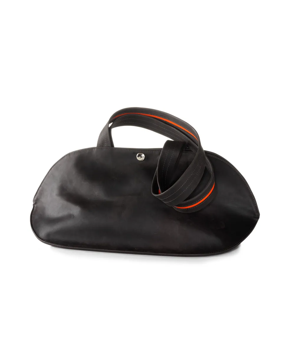 harolds-cubicbag-bowling-bag-medium-schwarz-leder image 1