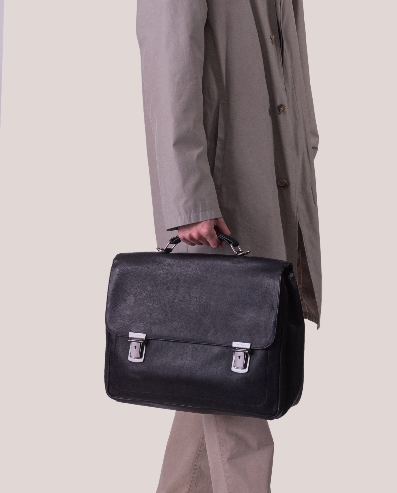 harolds-campo-briefcase-lock-l-aktentasche-schwarz-17-zoll image 2