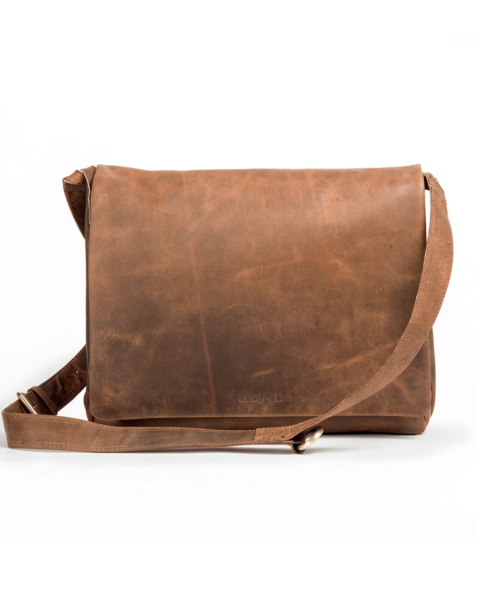 harolds-antic-messengerbag-m-umh-ngetasche-natur-rindleder image 1