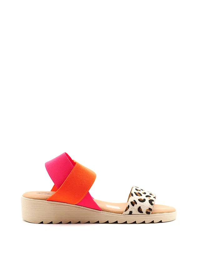 soruka-venus-print-sandalen-orange-pink-leder image 1