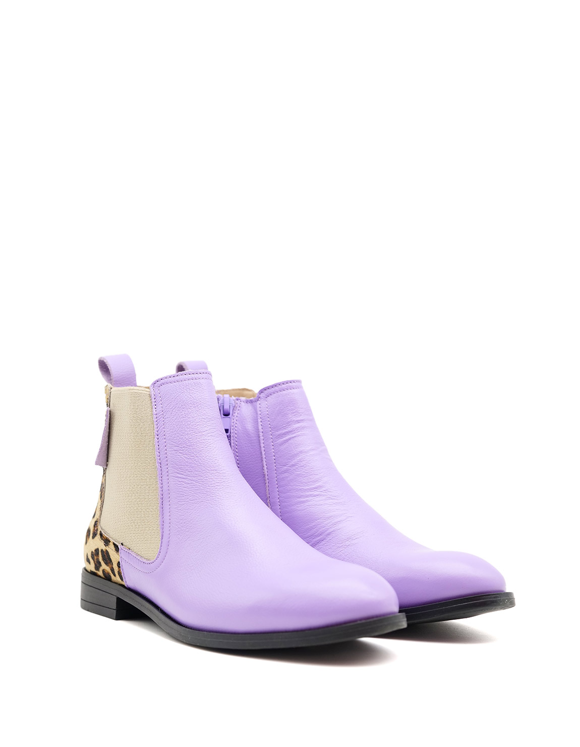 soruka-vesta-stiefeletten-lila-leo-recycling-leder-flach image 2