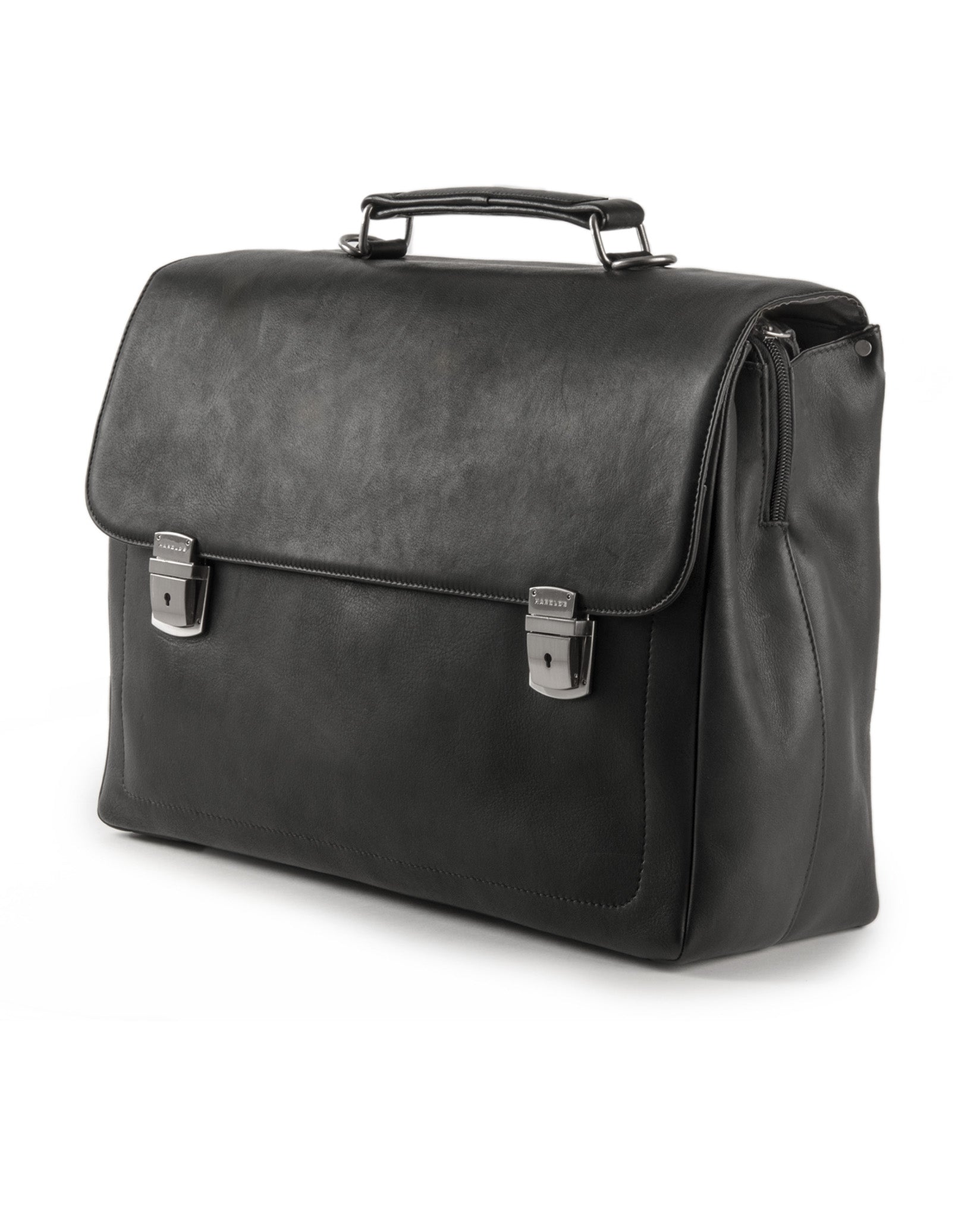 harolds-campo-briefcase-lock-l-aktentasche-schwarz-17-zoll image 3