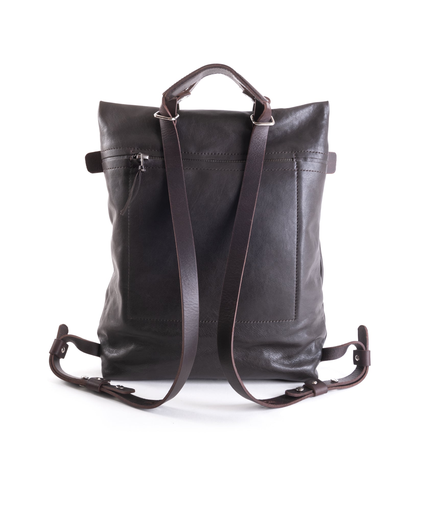 harolds-nabuku-backpack-rucksack-schwarz-nubukleder-a4 image 7