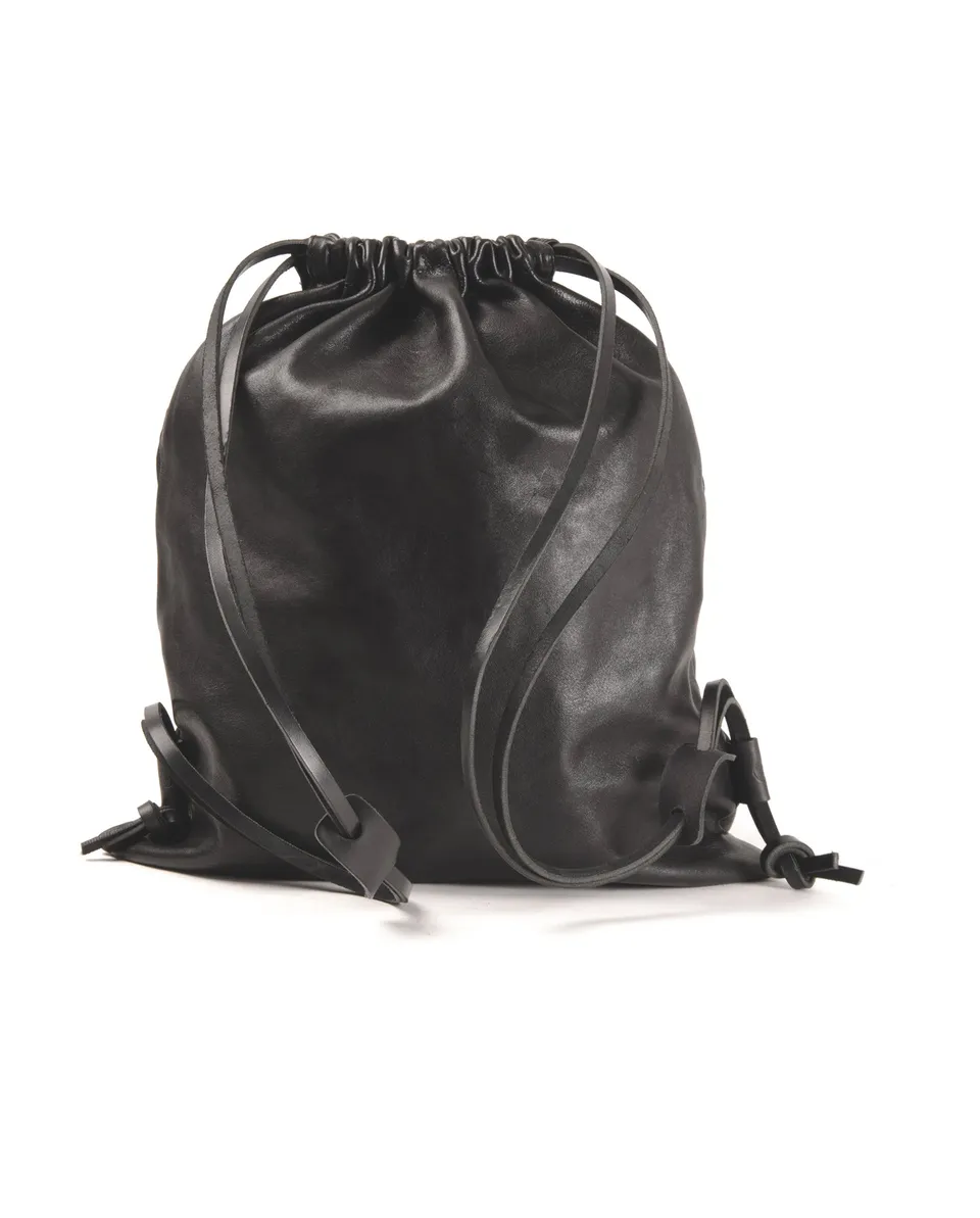 harolds-sportsleeve-large-lederrucksack-schwarz-lammleder image 1