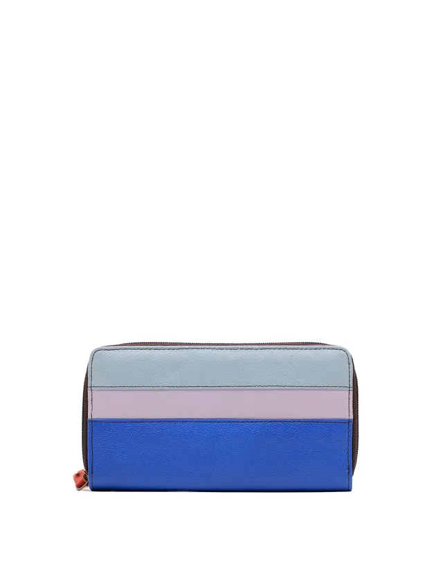 soruka-tokyo-damen-geldb-rse-portemonnaie-blau-leder-19x10 image 1