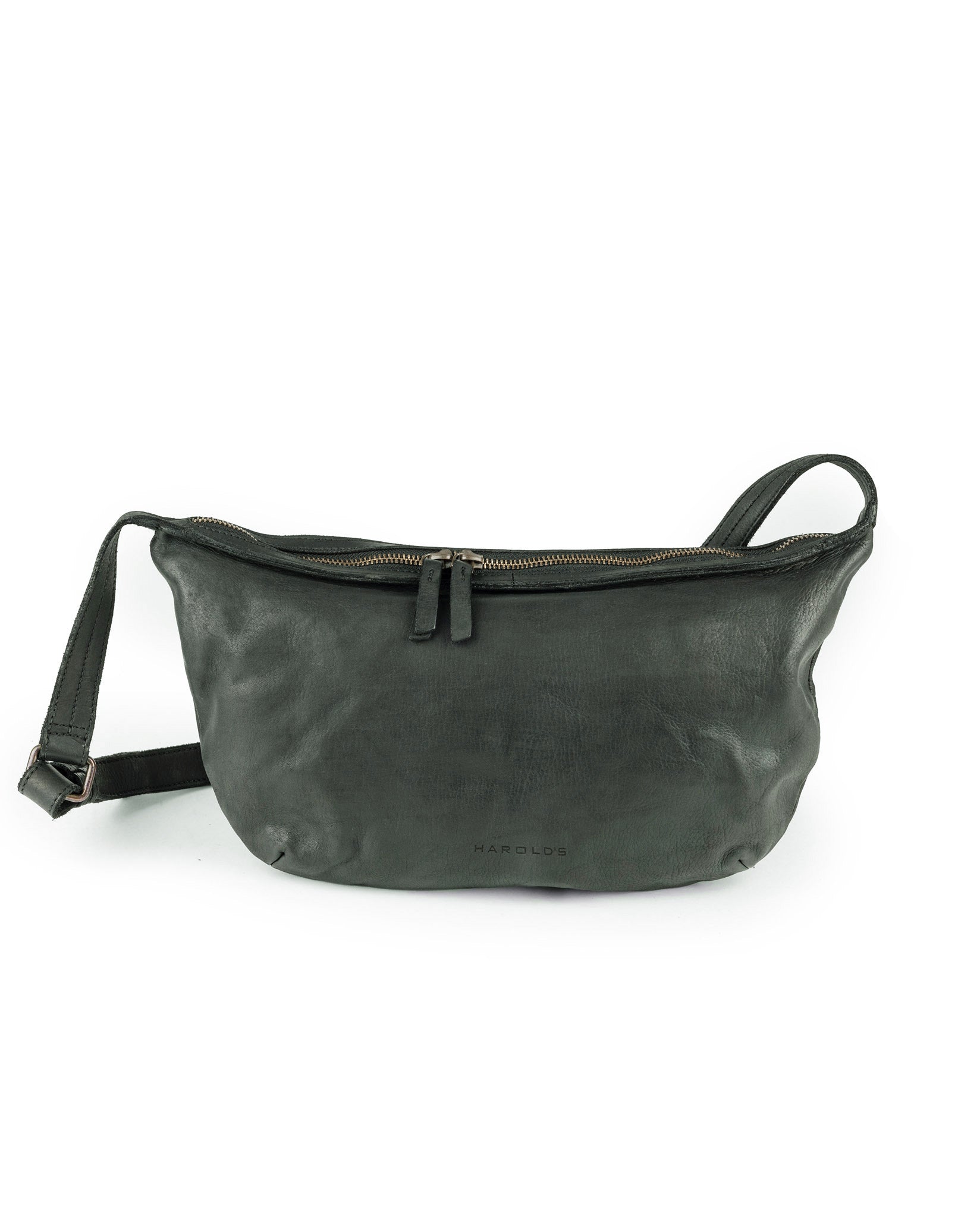 harolds-submarine-pouch-s-leder-clutch-schwarz-mit-reissverschluss image 7