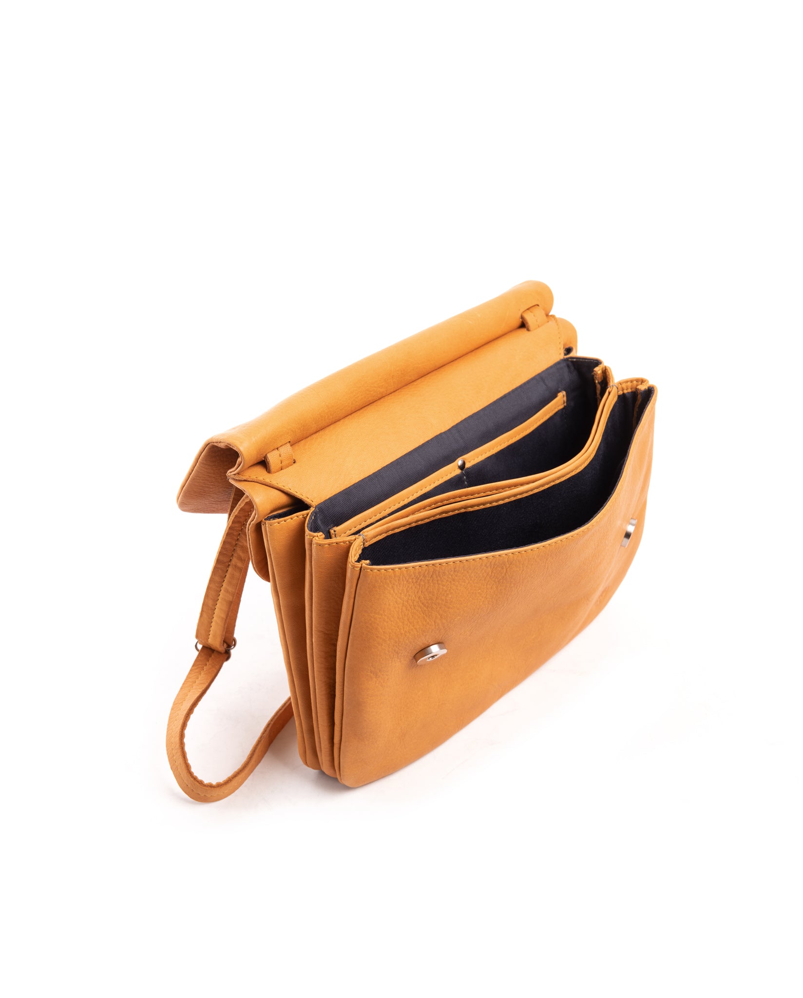 harolds-chacoral-smooth-shoulderbag-triple-umh-ngetasche-cognac image 7