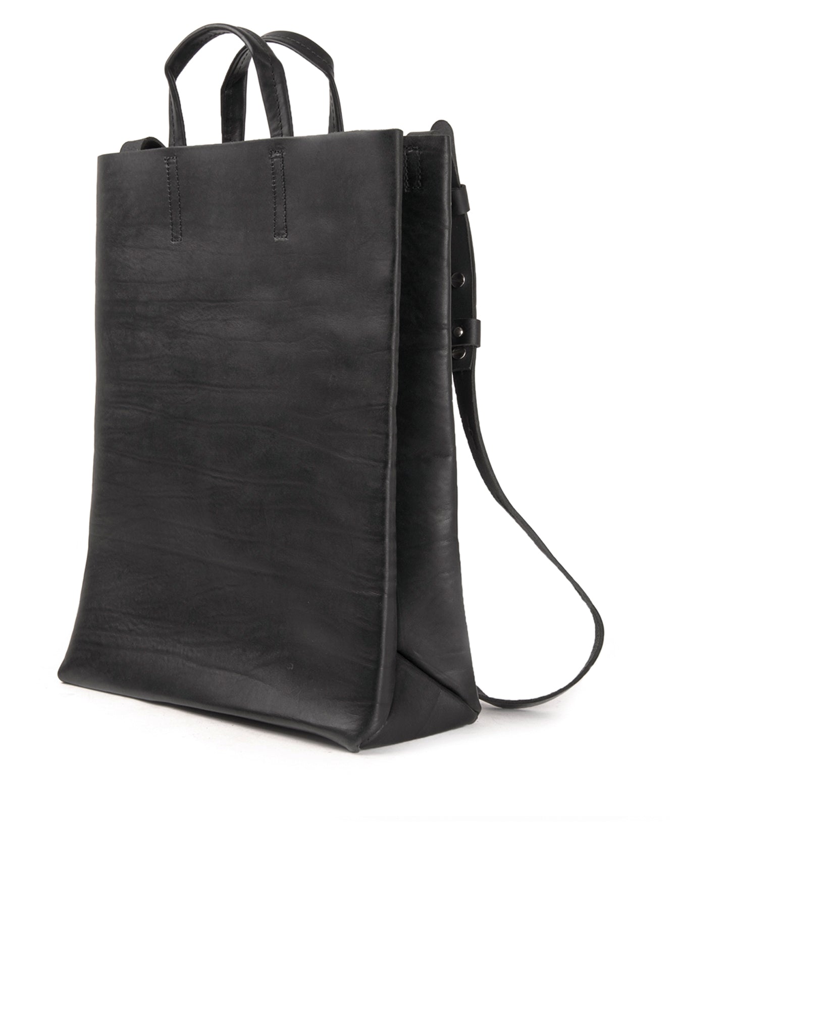 harolds-kraud-leather-paperbag-shopper-schwarz-a4-leder image 3