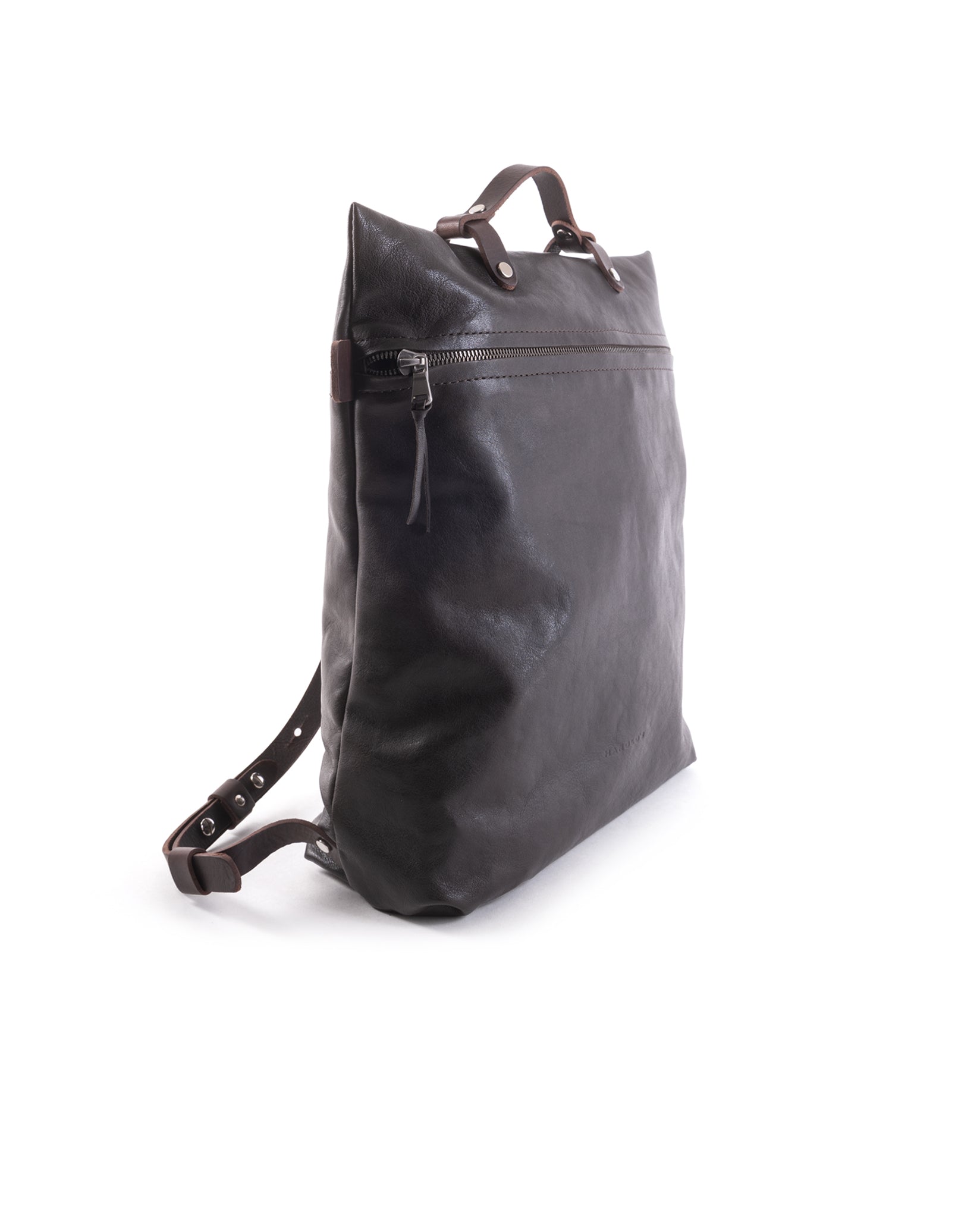 harolds-nabuku-backpack-rucksack-schwarz-nubukleder-a4 image 5