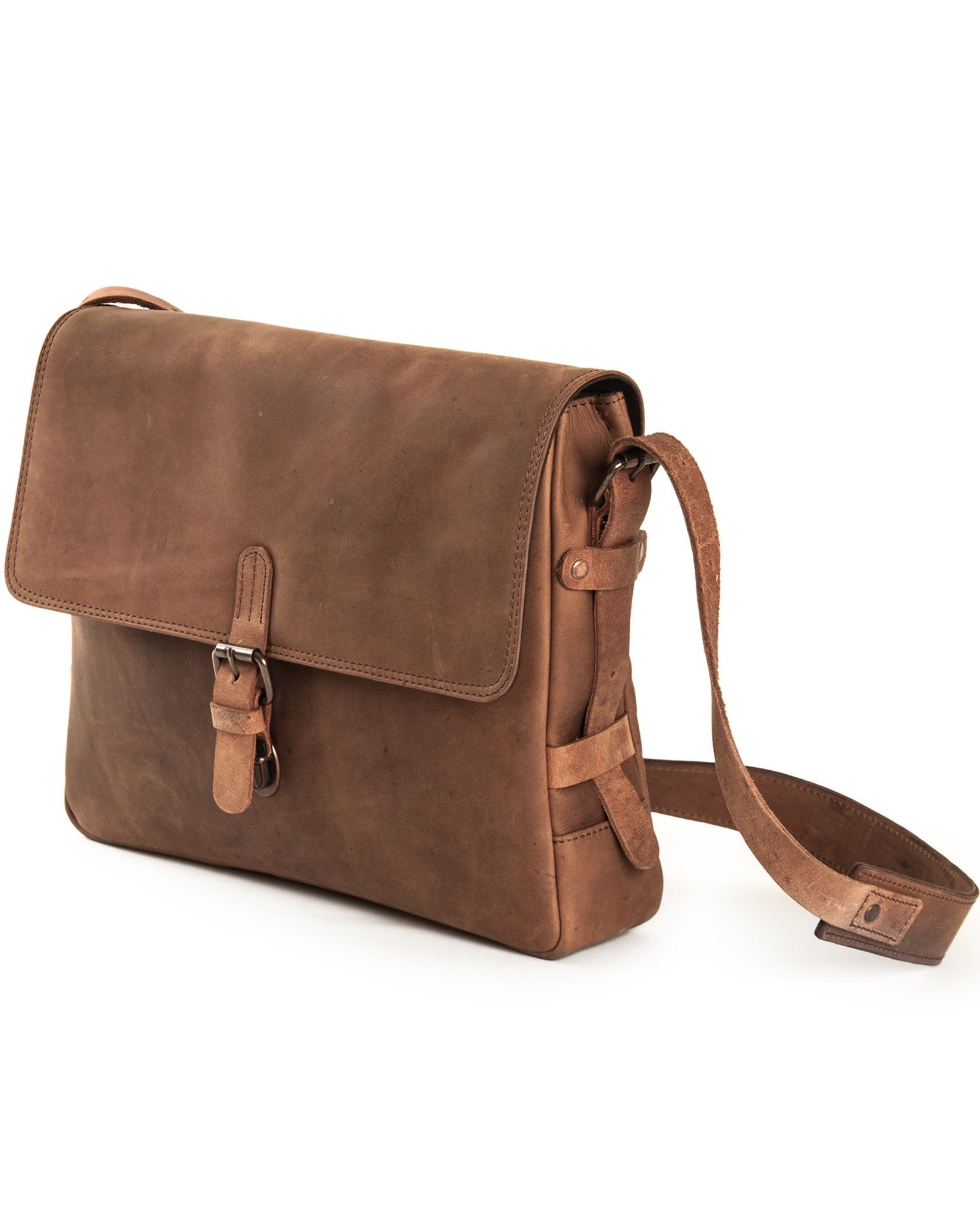 harolds-antic-messengerbag-m-kuriertasche-natur-a4-rindleder image 3