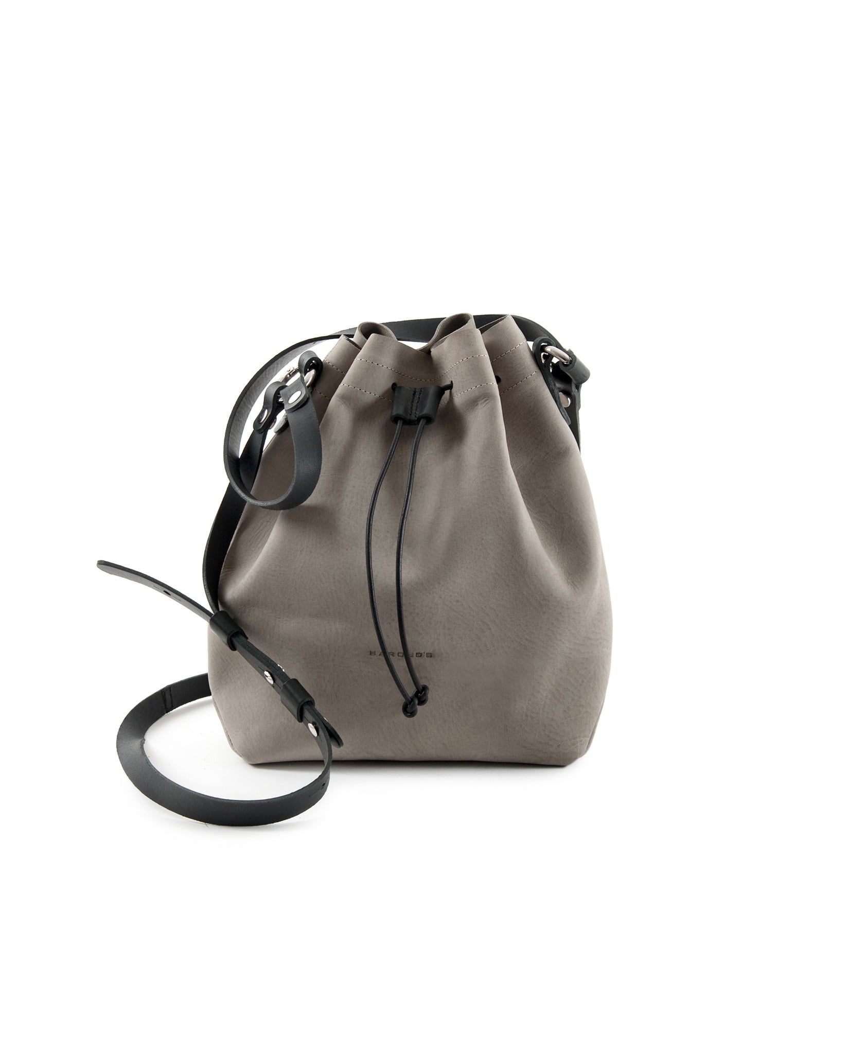harolds-kraud-leather-paperbag-bucketbag-handtasche-schwarz-pflanzlich image 2