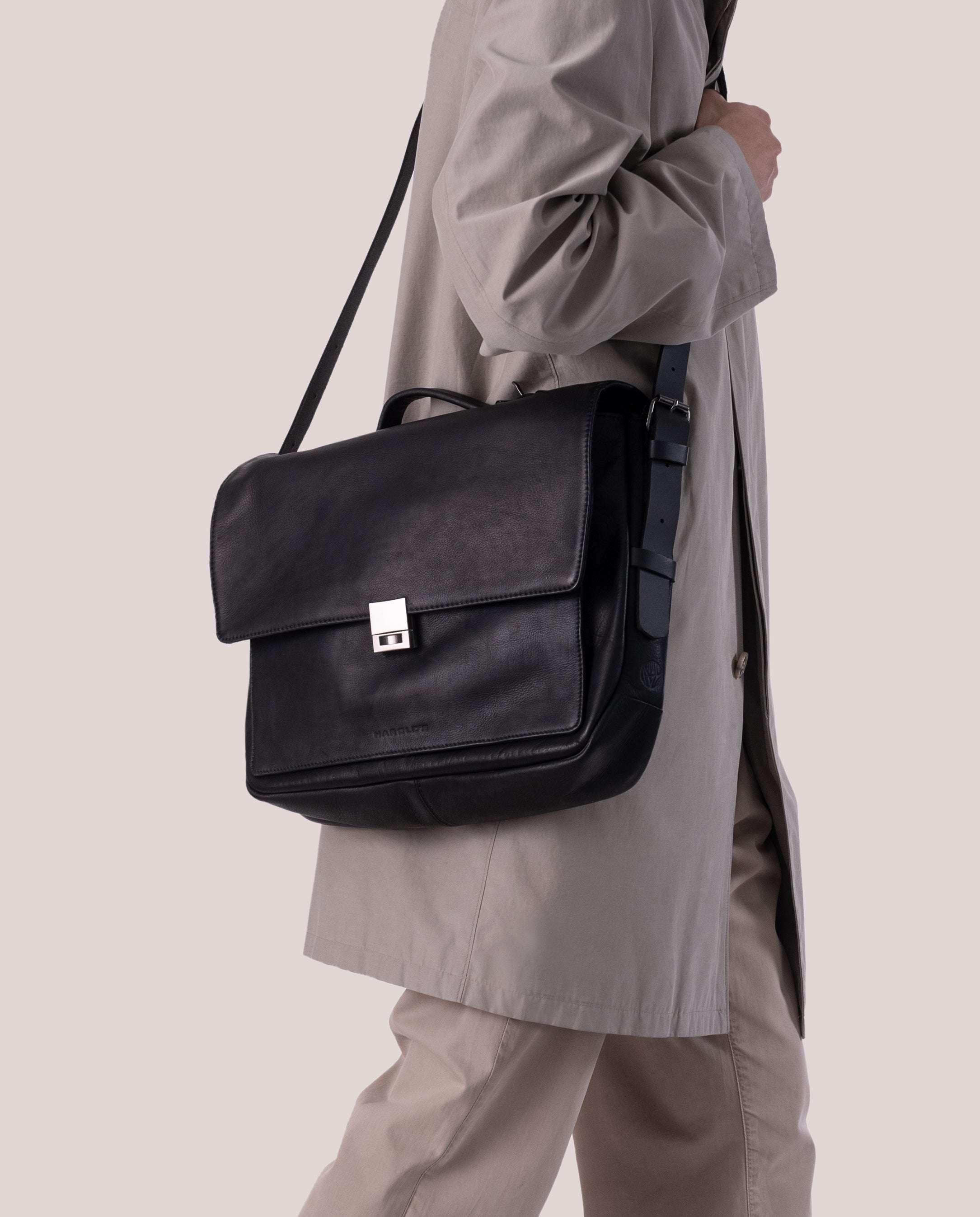 harolds-ivy-lane-notebook-briefcase-medium-aktentasche-cognac image 5