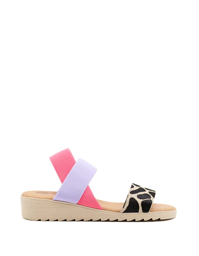 soruka-footwear-venus-print-leder-sandalen-lila-pink image 1