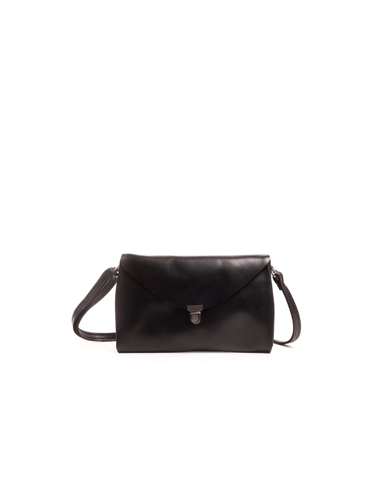 harolds-fold-handbag-clutch-m-handtasche-schwarz-leder image 2